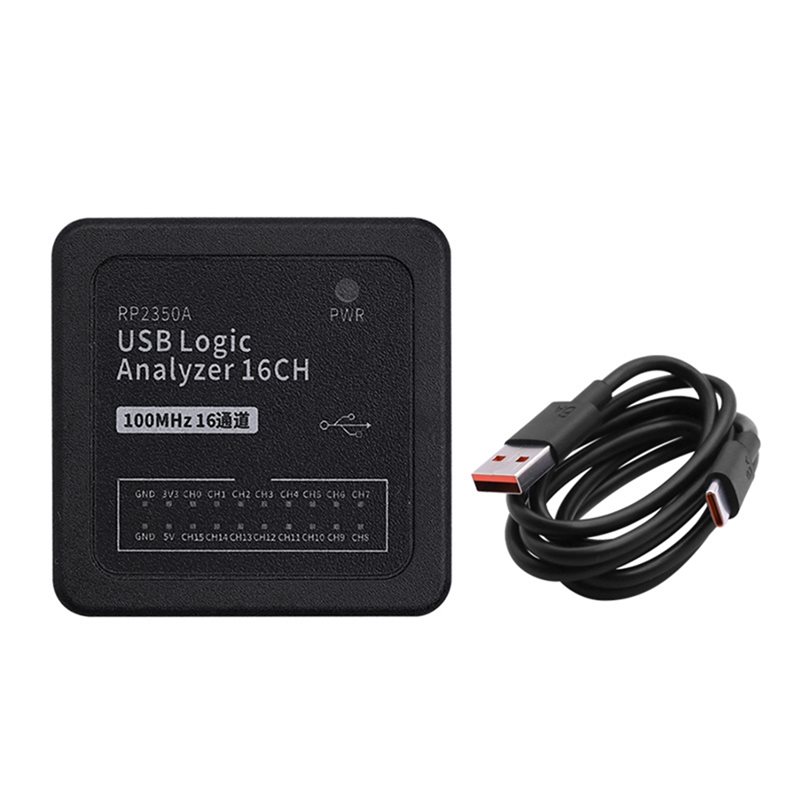 Logic Analyzer Usb - Микроконтроллер AAAF RP2350A, 16-канальный логический анализатор