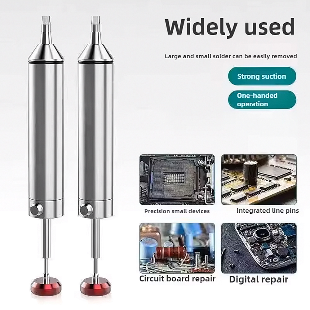 Desoldering Pump Solder - Алюминиевый паяльный пистолет-отсос для удаления припоя,
