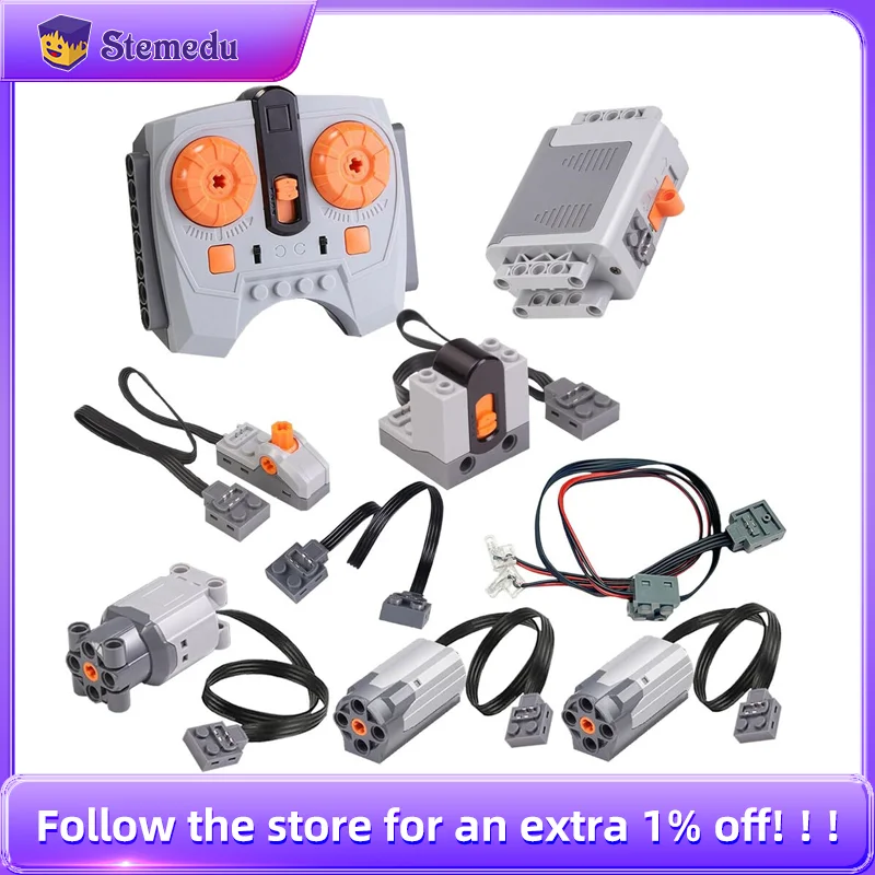 Diy Electronics Kids - 9 в 1 MOC Технический электронный
