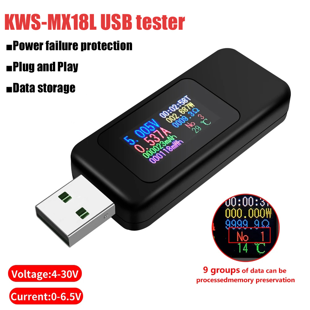 Logic Analyzer Usb - 10 в 1 USB-тестер, цифровой вольтметр