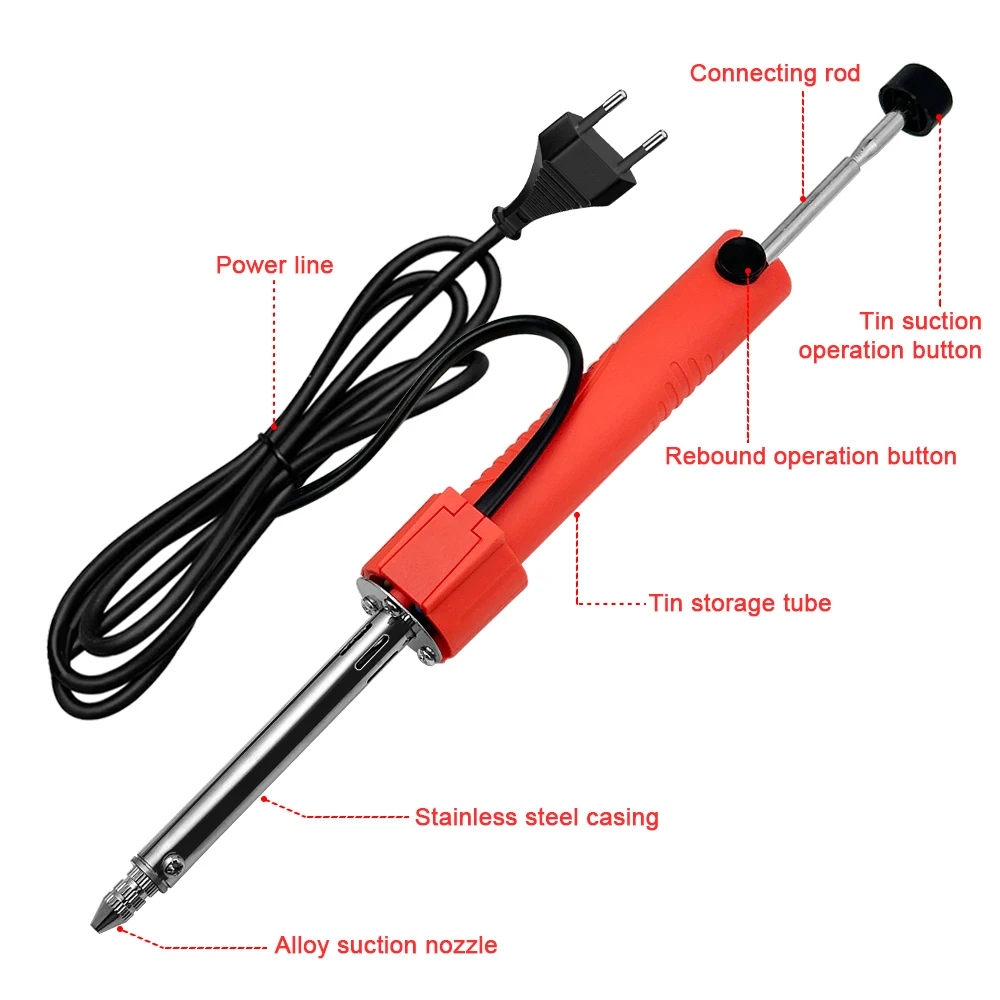 Электротермический отпаяльный  – обзор и цена Desoldering Pump Solder