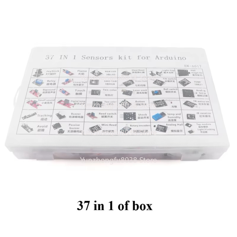 Комплект датчиков 37-в-1 для э – обзор и цена Diy Electronics Projects For Beginners