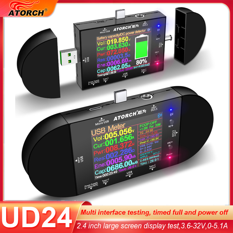 Цифровой USB-тестер UD24 2.4 д – обзор и цена Logic Analyzer Usb