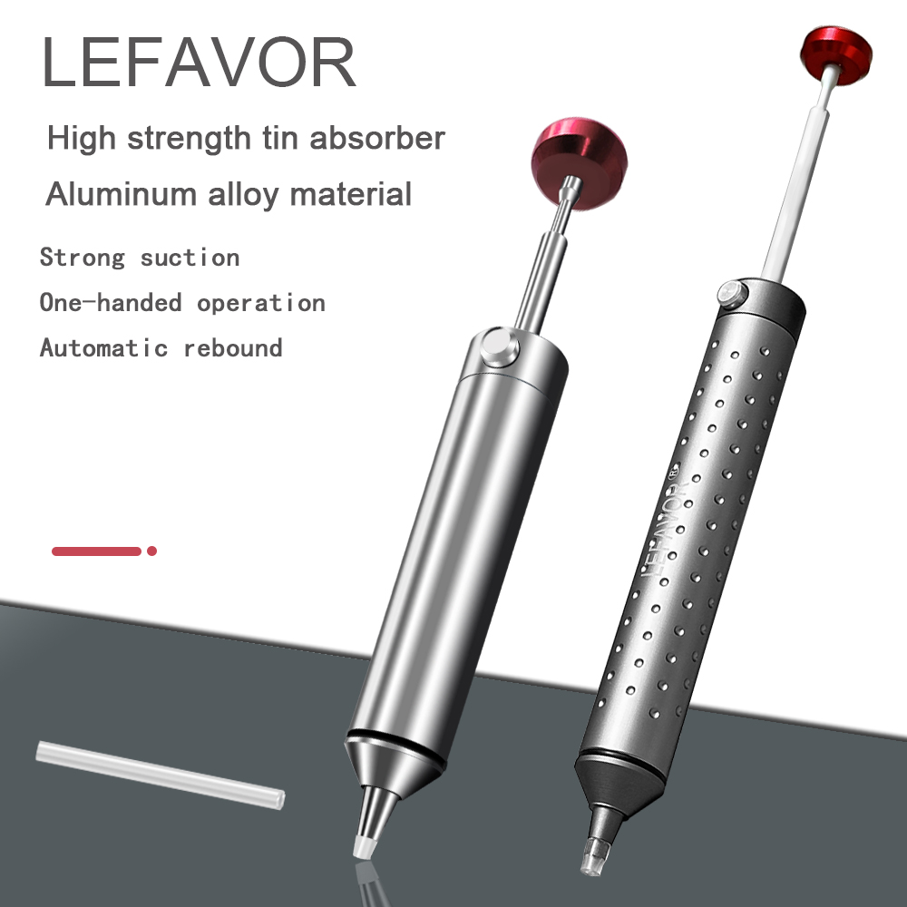 LEFAVOR алюминиевый мощный оло – обзор и цена Desoldering Pump Solder