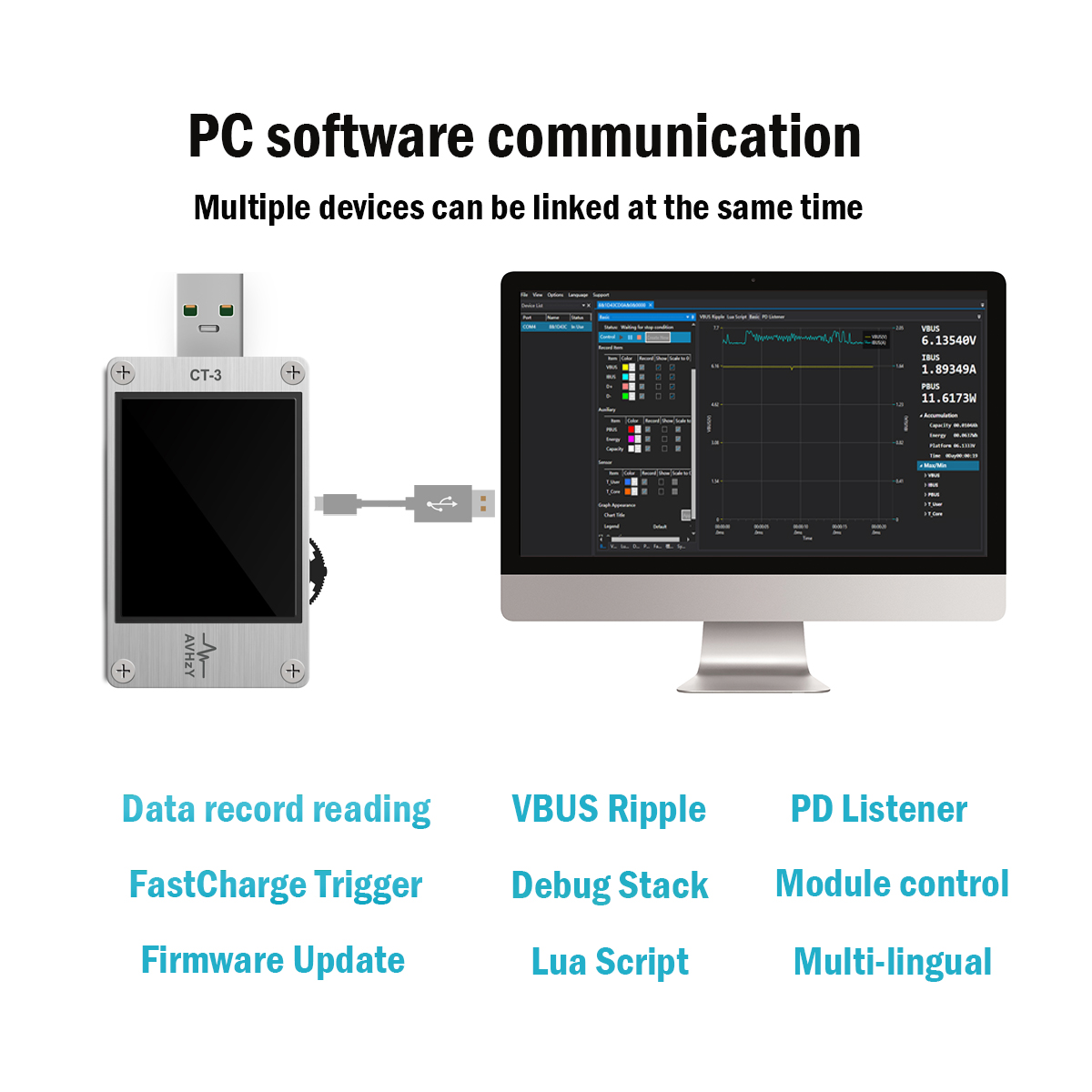 USB 3.1 измеритель мощности те – обзор и цена Logic Analyzer Usb
