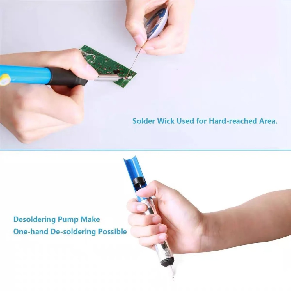 Алюминиевый оловоотсос, вакуум – обзор и цена Desoldering Pump Solder