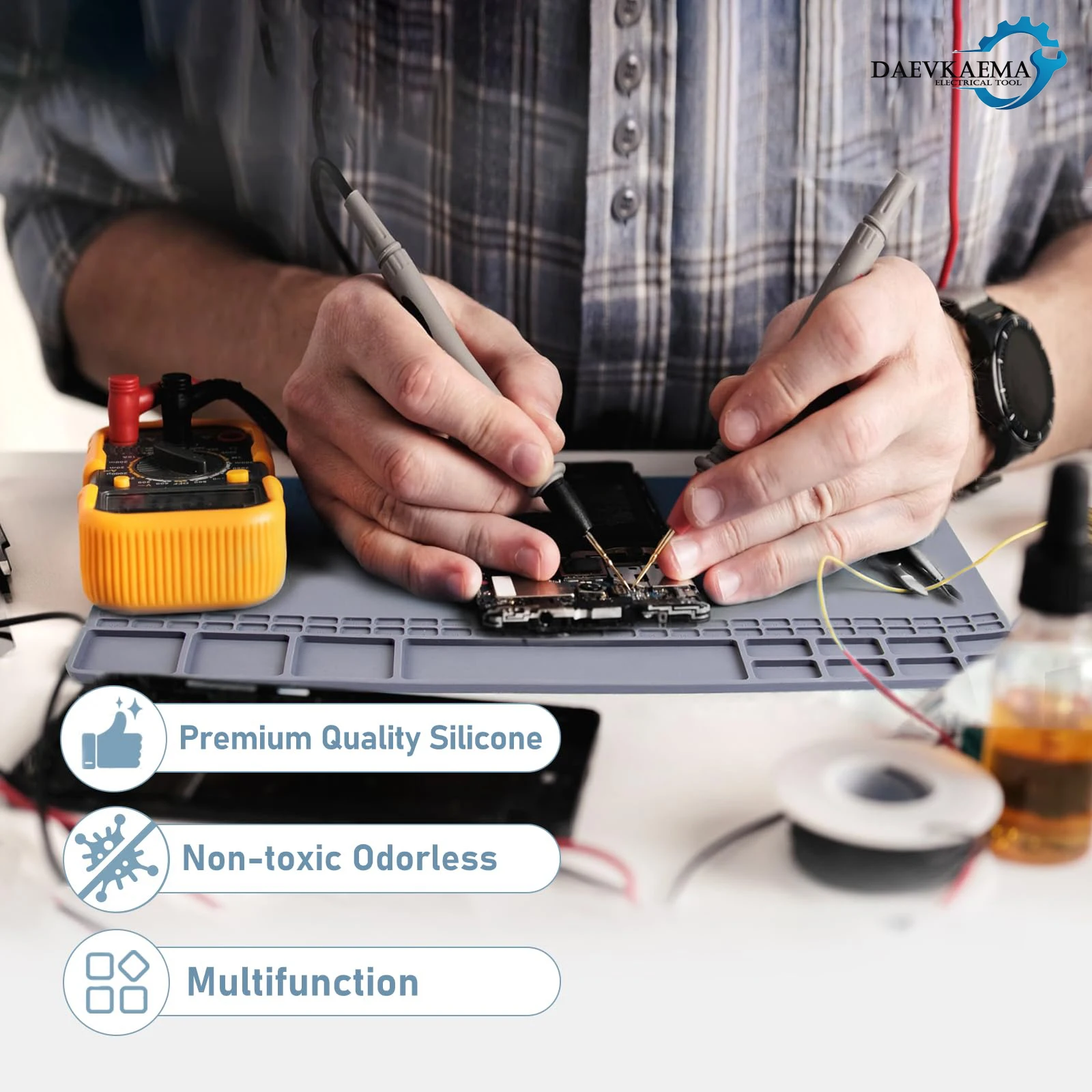 Магнитная силиконовая паяльная – обзор и цена Diy Electronics Repair