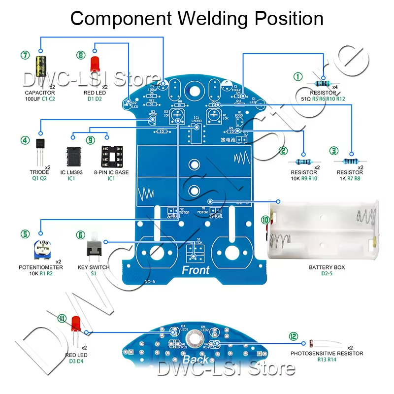 Практика пайки, обучающий комп – обзор и цена Diy Electronics Projects For Beginners