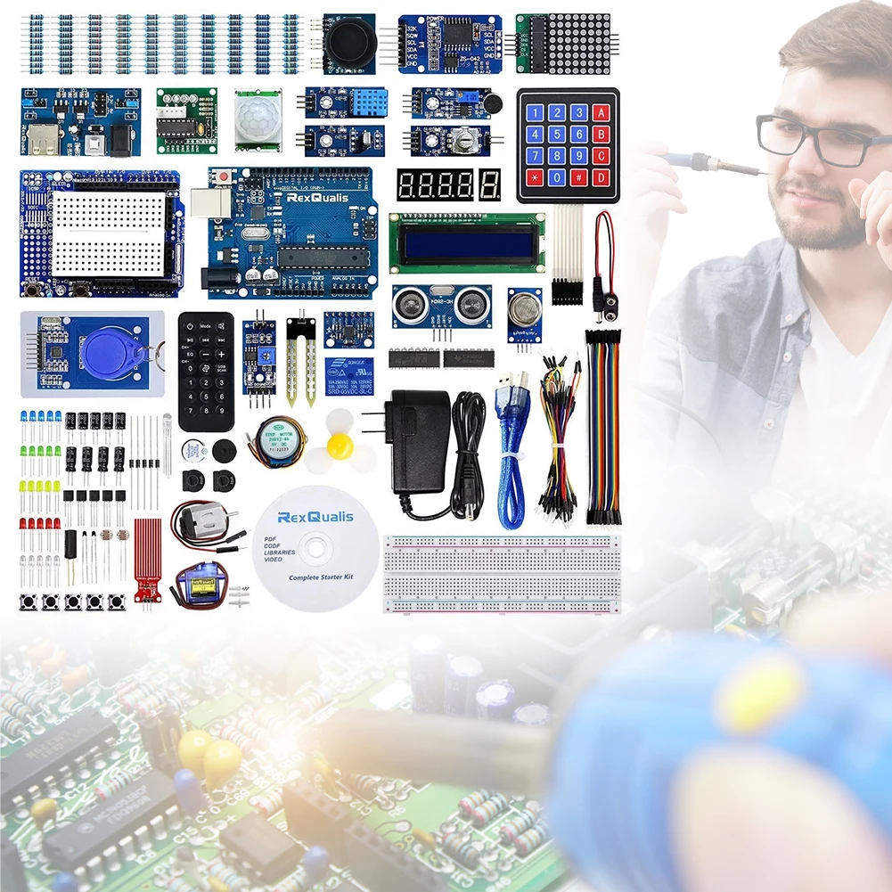 Стартовый Обучающий набор для  – обзор и цена Diy Electronics Projects For Beginners