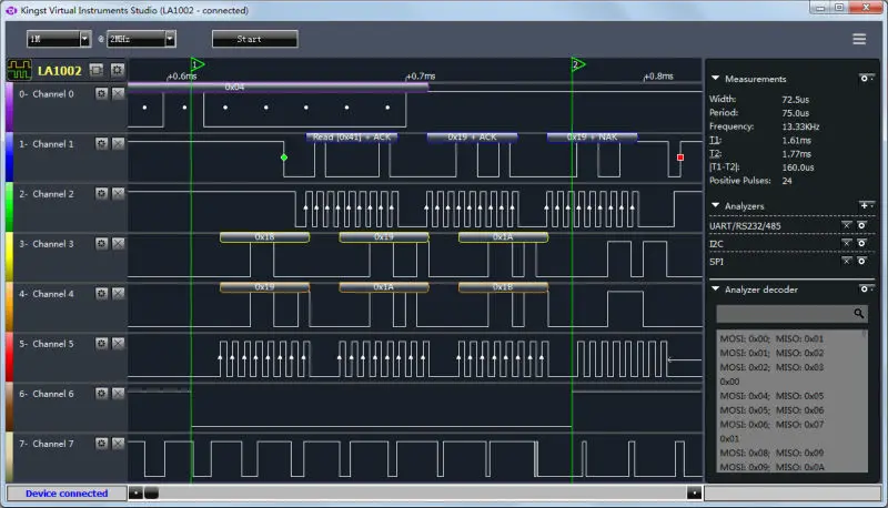 Логический USB-анализатор King – обзор и цена Logic Analyzer Usb
